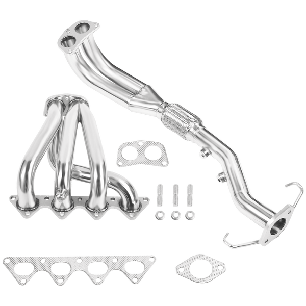 2002-2007 Mitsubishi Lancer 2.0L 4-2-1 4G63 Exhaust Manifold Header Stainless