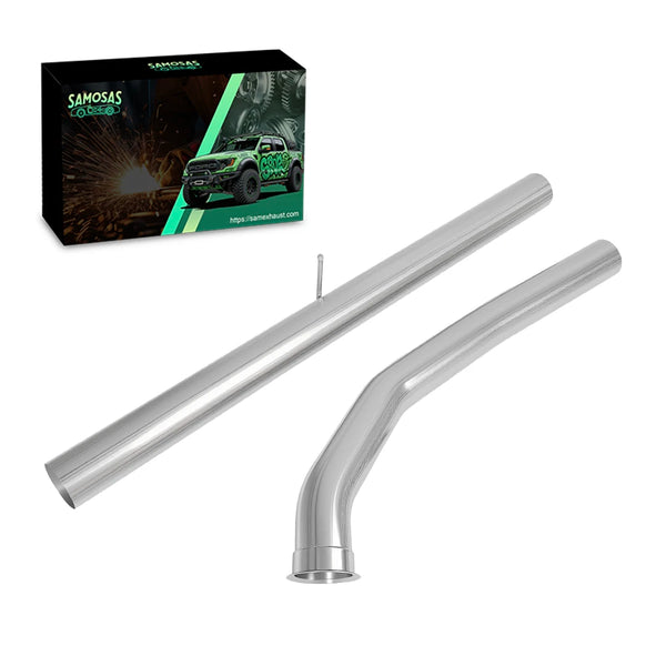 2007-2012 Dodge Ram 2500/3500 6.7L Cummins 4" CAT & DPF Delete Race Pipe