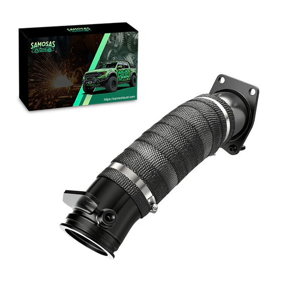 3.5" Downpipe Exhaust for 2017-2022 Chevy Silverado 2500HD/3500HD & GMC Sierra 2500HD/3500HD 6.6L L5P Duramax Diesel - High-Flow Turbo-Back Upgrade