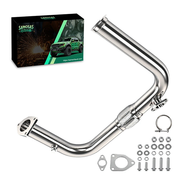 1999-2013 Turbo Manifold Pipe  Fits GMC Sierra Chevy Silverado Vortec LS 2.5" v8 crossover