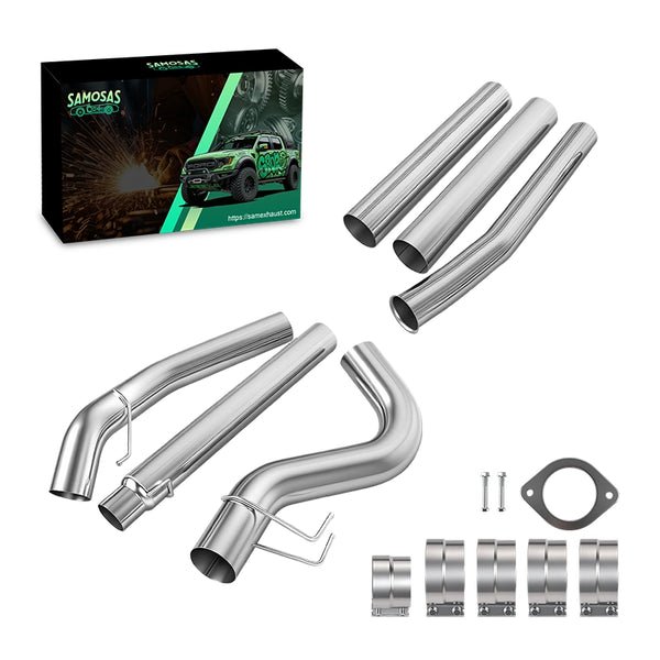 2011-2023 Ford 6.7L Powerstroke 5" Downpipe Back DPF & Cat Delete Exhaust System