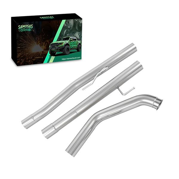 3" EcoDiesel Race Pipe for 2014-2018 3.0L Dodge Ram 1500 - 3.0L Diesel Performance Exhaust  DPF Delete Race Pipe Exhaust