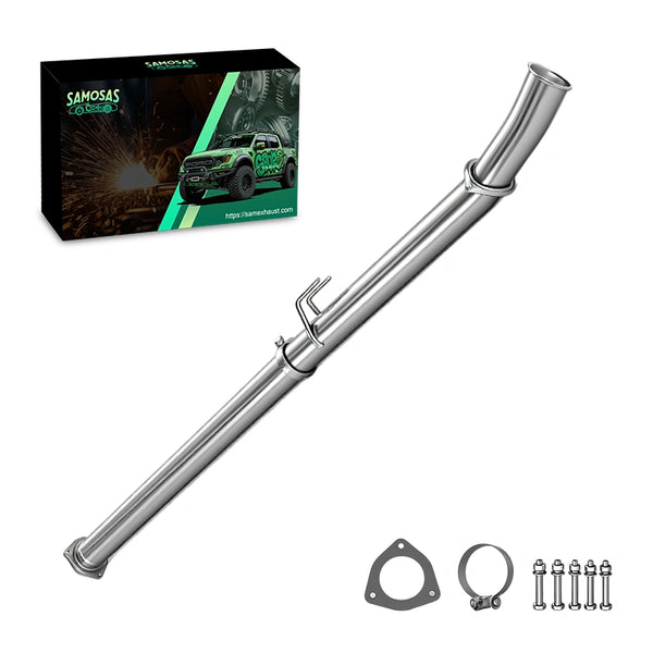 2011-2021 Ford F250 F350 F450 Super Duty 6.7L Powerstroke Diesel 4" Cat & DPF Delete Pipe