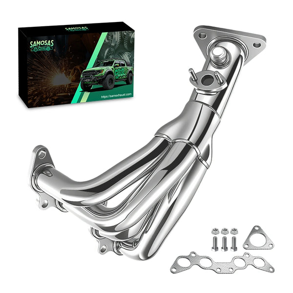 Stainless Steel Exhaust Header for 1990-1999 Toyota Celica GT/ GTS (ST184/ ST204) 2.2L I4 DOHC 5S-FE Engine