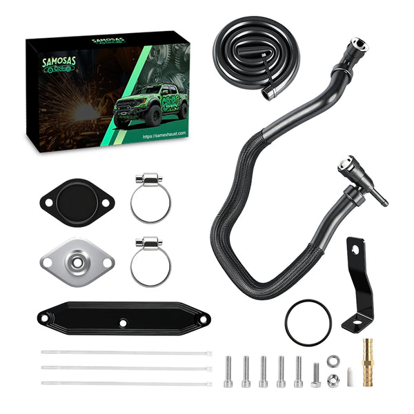 Ford Powerstroke 2011-2019/ F250 F350 F450 F550 6.7L EGR Delete Kit with Radiating pipe