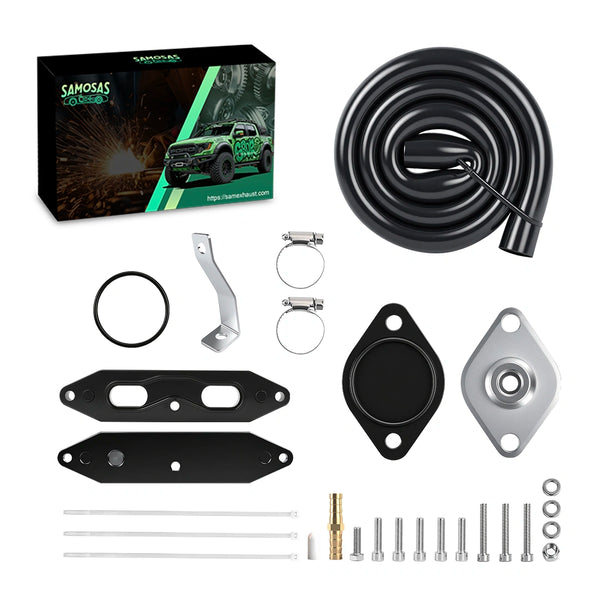 2015-2016 Ford F250 F350 F450 F550 6.7L Powerstroke Diesel EGR Delete Kit - Complete Emission Removal System