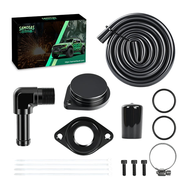 2011-2016 Ford 6.7L Powerstroke Diesel CCV PCV ReRoute Engine Ventilation Kit