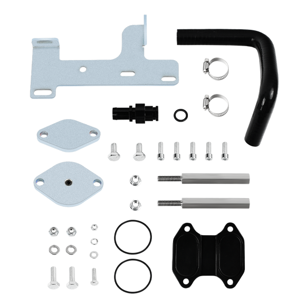 2010-2016 Dodge Ram 2500 3500 6.7L Cummins Diesel EGR Delete Kit - Complete EGR Block Off Plate Kit with Gaskets & Hardware - Emissions Removal System