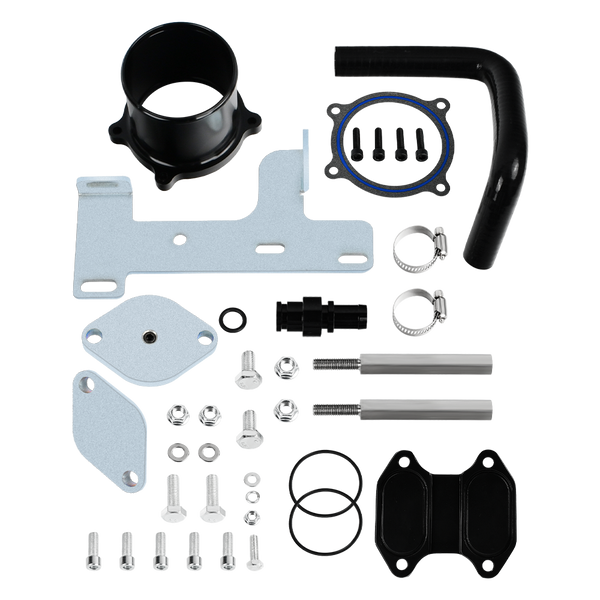 2010-2016 Dodge Ram 2500 3500 6.7L Cummins EGR Delete Kit & Throttle Valve Removal Kit - Complete Turbo Diesel Performance Upgrade Kit
