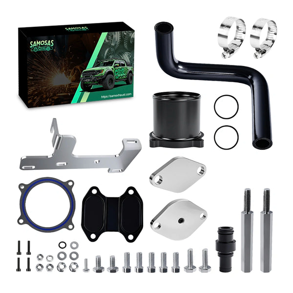 2010-2016 Dodge Ram 2500 3500 6.7L Cummins EGR Delete Kit & Throttle Valve Removal Kit - Complete Turbo Diesel Performance Upgrade Kit
