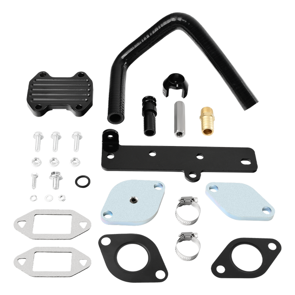 EGR Delete Kit for 2013-2018 Dodge Ram 2500/3500 6.7L Cummins Diesel – Complete EGR Block Off Plate & Pipe Kit