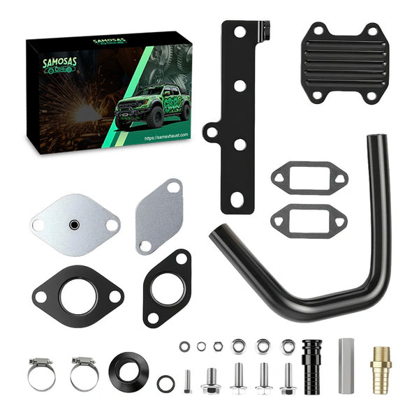 EGR Delete Kit for 2013-2018 Dodge Ram 2500/3500 6.7L Cummins Diesel – Complete EGR Block Off Plate & Pipe Kit