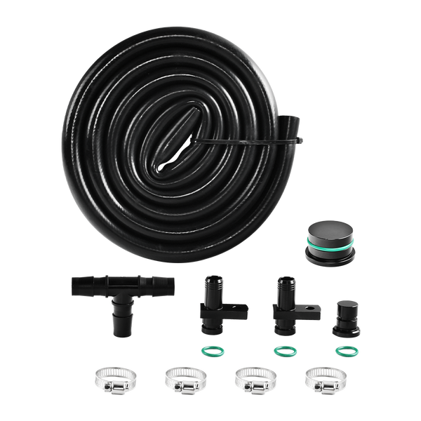 Duramax CCV/PCV Reroute Kit with Resonator Delete | Fits 2004-2010 6.6L LLY/LBZ/LMM | Improves Turbo Spool, Reduces Oil Vapor & Engine Buildup