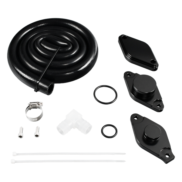 2011-2016 Chevy/GMC LML Duramax 6.6L PCV Reroute Kit with Resonator Delete - Improves Crankcase Ventilation, Reduces Turbo Lag, Enhanced Engine Performance