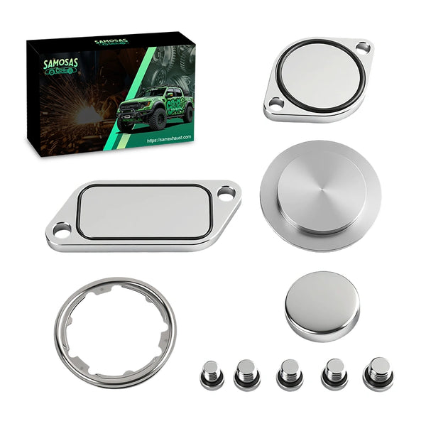 EGR Plug Kit for 2010-Present Cummins ISX 15 CM2250 CM2350 Stage 2 Block Off Plug Plate